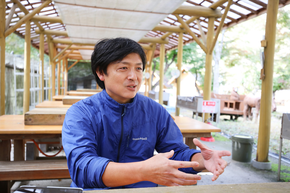 やまめ平について語る清水匠さん