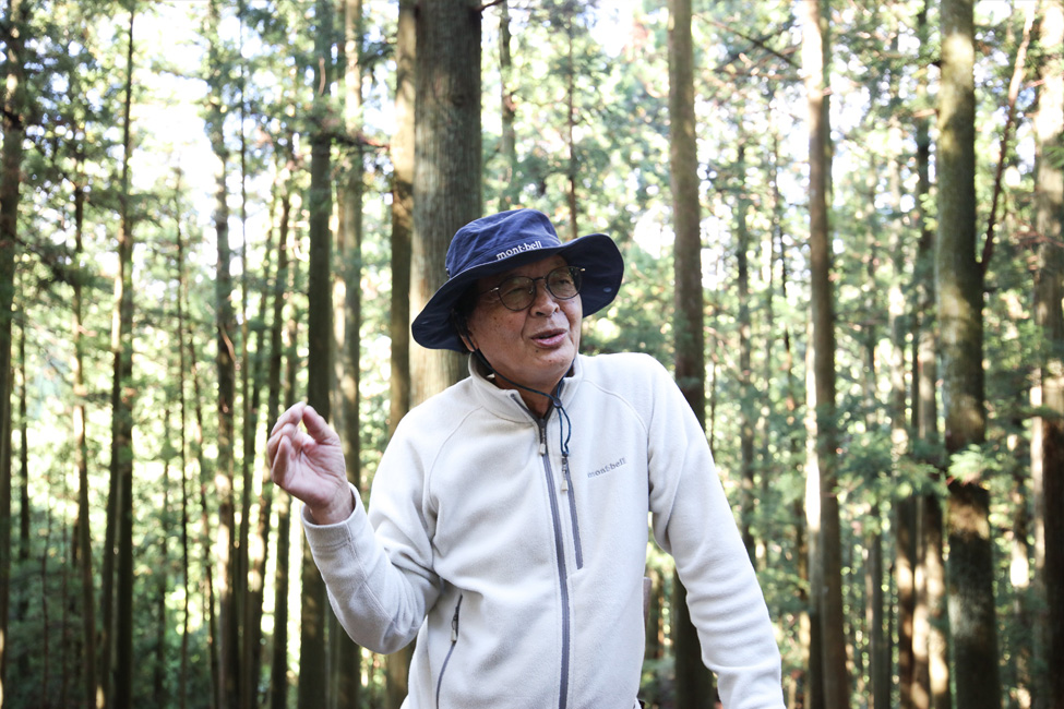 追平家の森で語る